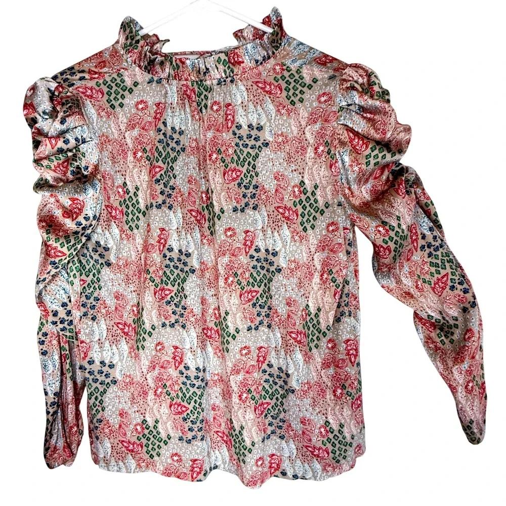 LOFT floral blouse